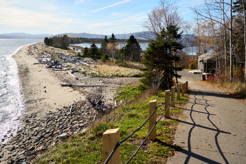Eau,Plage,Plage de Penouille,Milieu naturel,Forêt,Parc Forillon,Saison,Automne,MRC Côte-de-Gaspé,Région,Parc provincial,Jour,Temps
